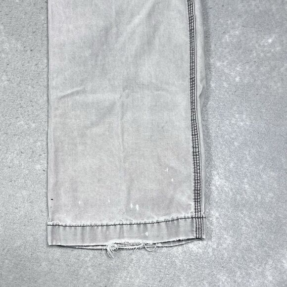Vintage Carhartt Pants Men Gray Cargo Relaxed Fit Skater Work Chore Actual 32x29 - Picture 6 of 15